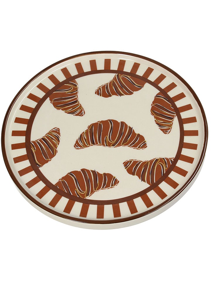 Kersten Speiseteller ''Croissant'' in Beige/ Hellbraun - Ø 25,5 cm - onesize