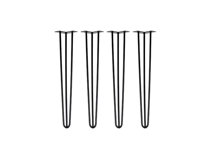 Tischbeine Hairpin 71 cm schwarz 4er Set