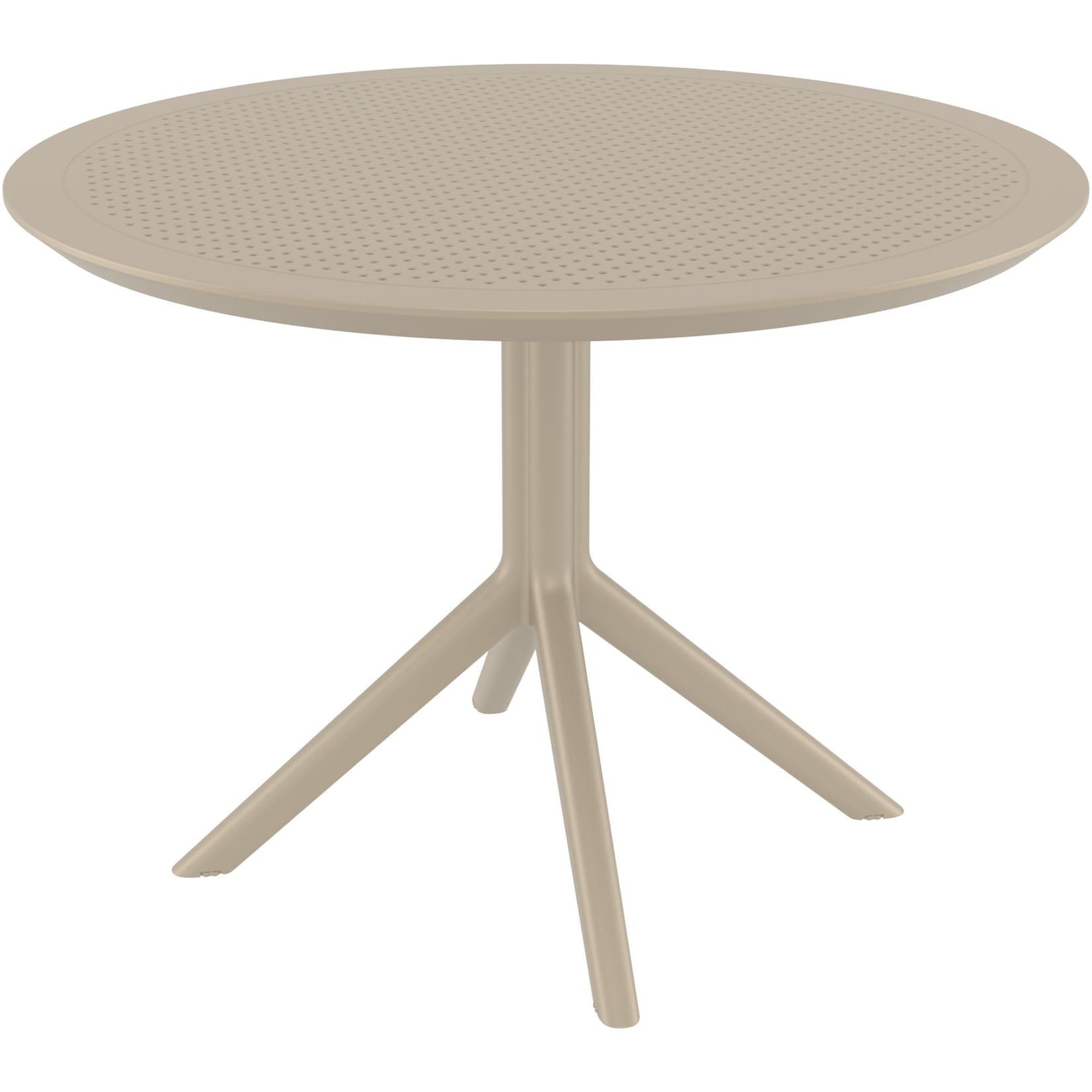 CLP Tisch Sky rund 105 cm - Farbe: taupe