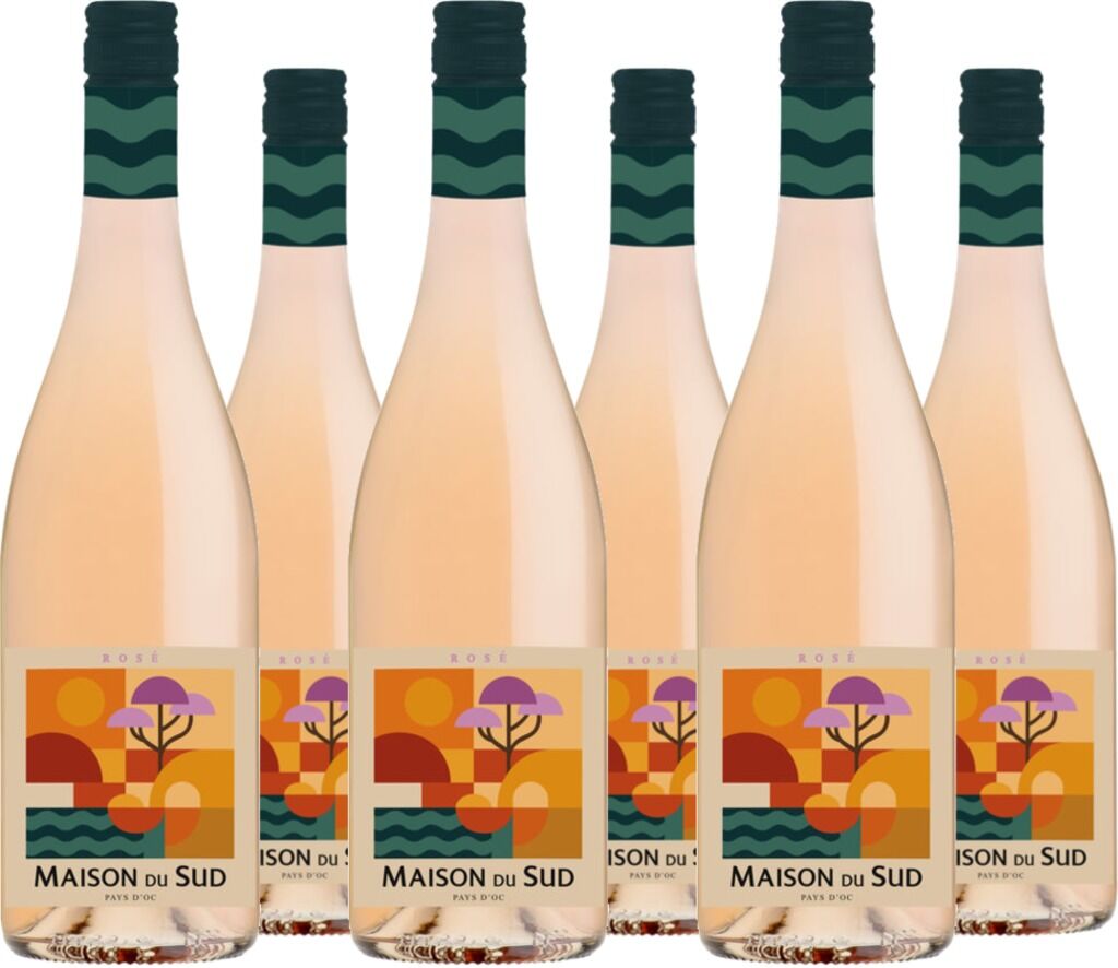 6er Vorteilspaket Maison du Sud Grenache Cinsault Rosé 2025 Maison Jeanjean