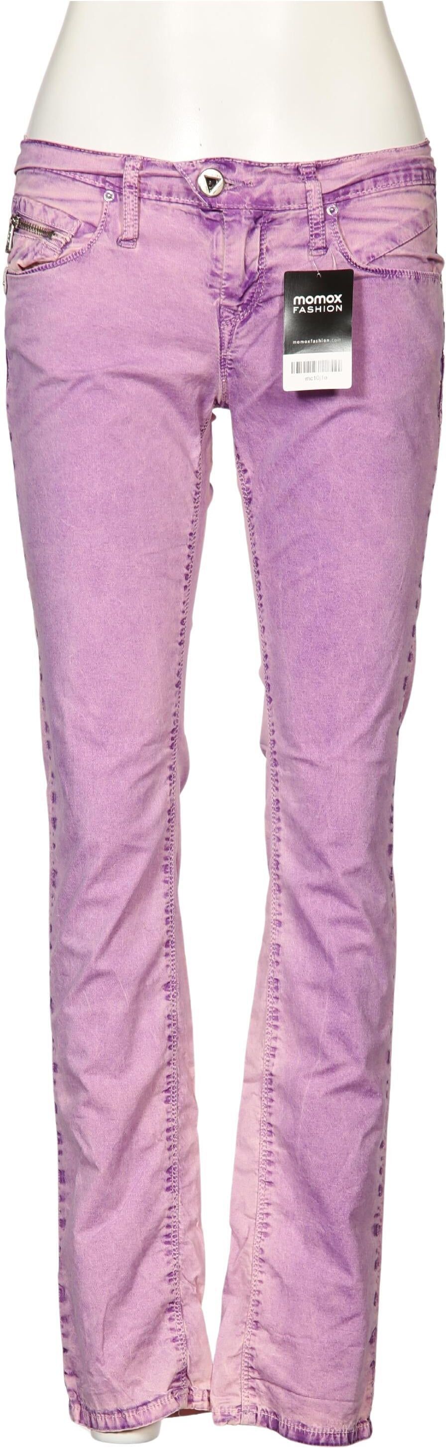 Take Two Damen Jeans, Lila, Gr. W27, Baumwolle / Elasthan - Second Hand
