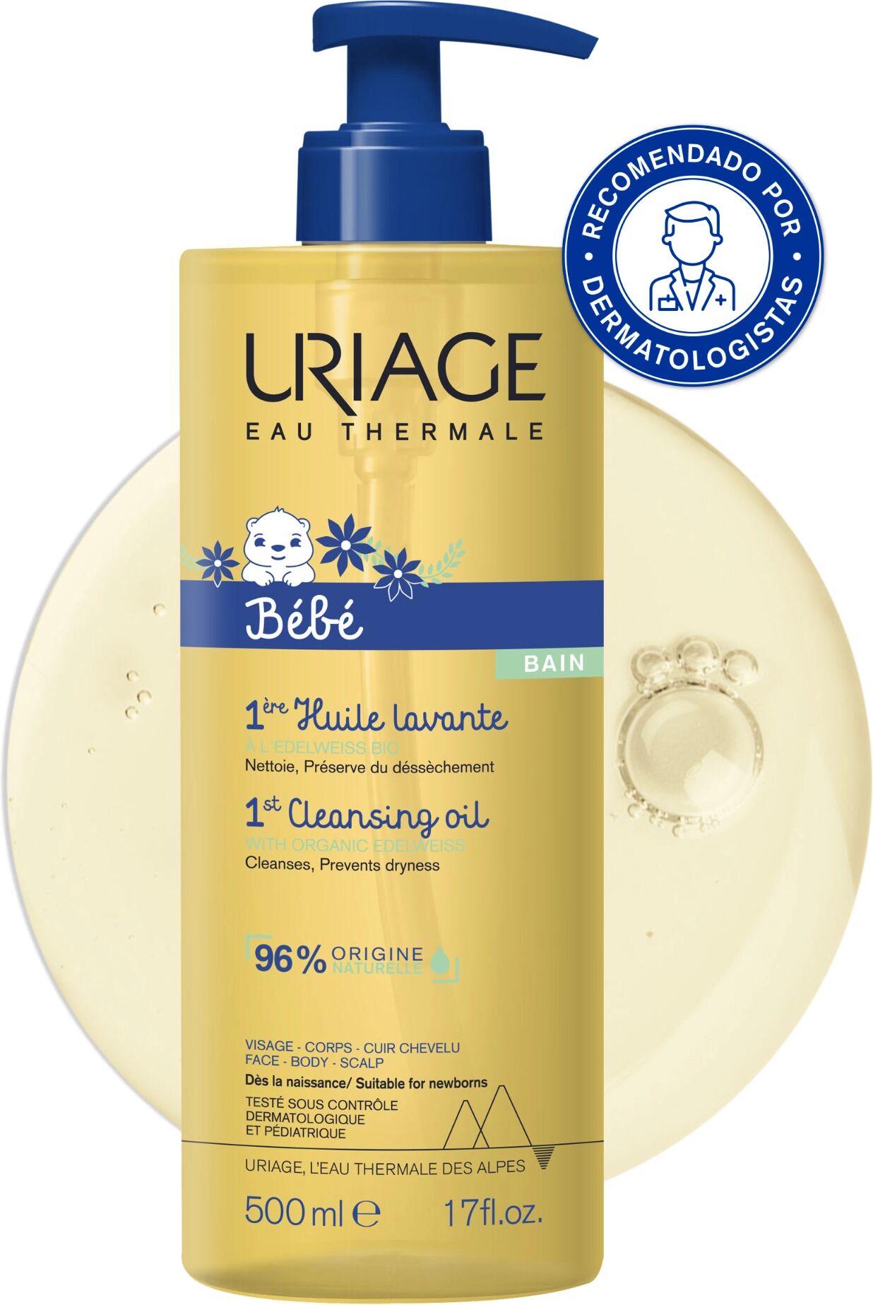 Uriage Parceiro URIAGE BEBIDA 1º ACEITE LAVADO 500ML