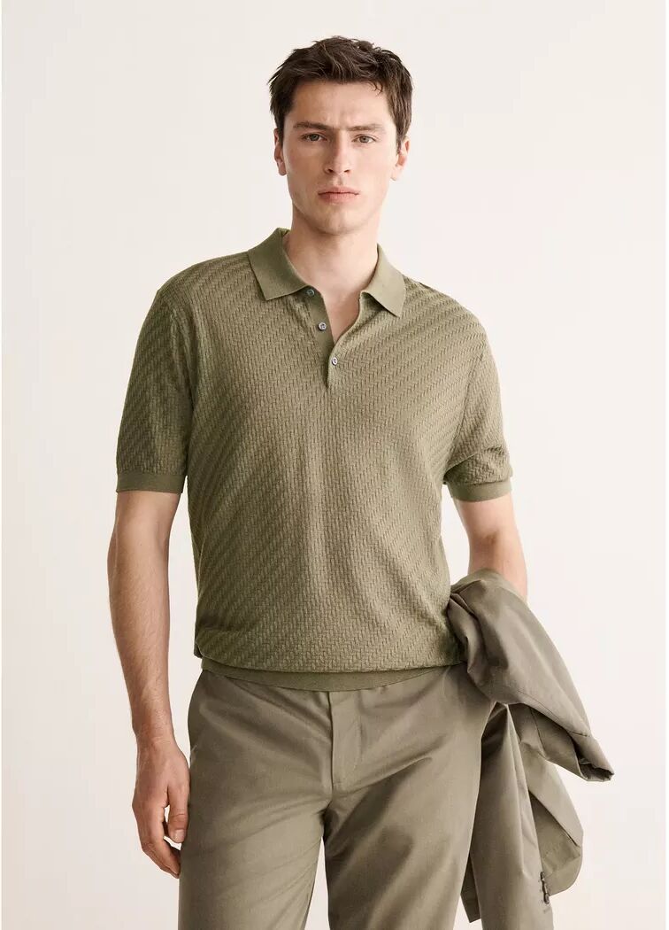 Mango Man - Polo Shirt, für Herren, Khaki, Größe S