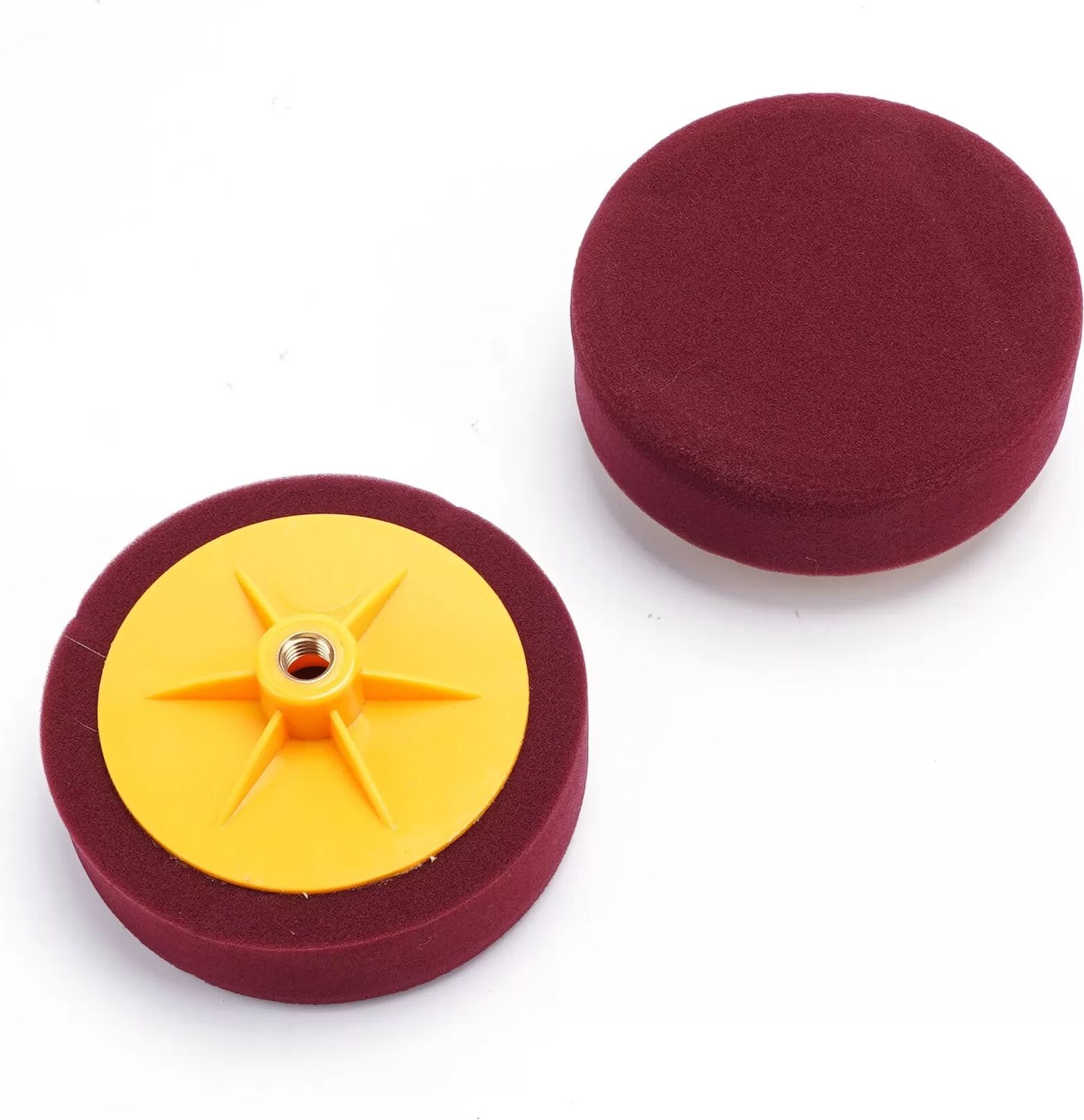 INF M14 Loch 15cm Auto Polierschwamm Rad Pad - Kratzerreparatur & Wachsen Rot
