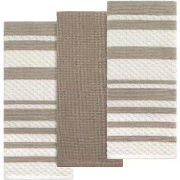 Izod Essex 3-Piece Kitchen Towel Set - Kitchen Towel 3 Pack