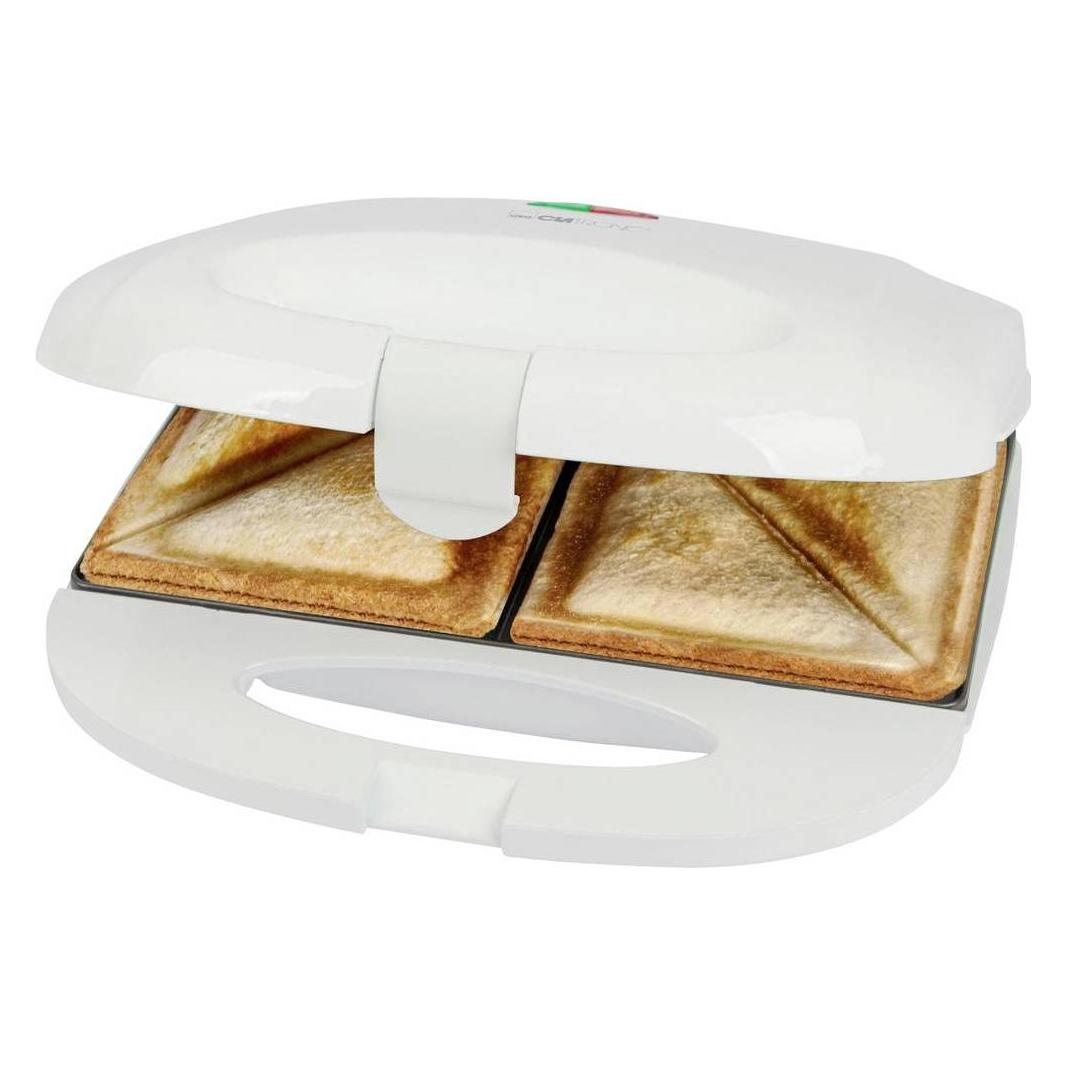 Clatronic Sandwichmaker für dreieckige Sandwichplatten Sandwichtoaster mit Antihaftbeschichtung Toa (264008)