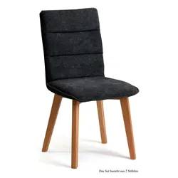 ESSZIMMERSTUHL (2er-Set) Darija 47x92x60 Eiche geölt/Anthrazit