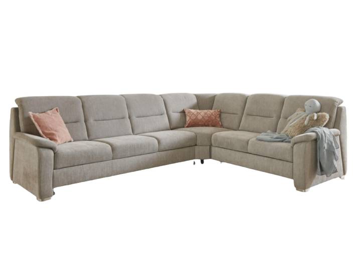 Systempolster Ecksofa 10002 Platin