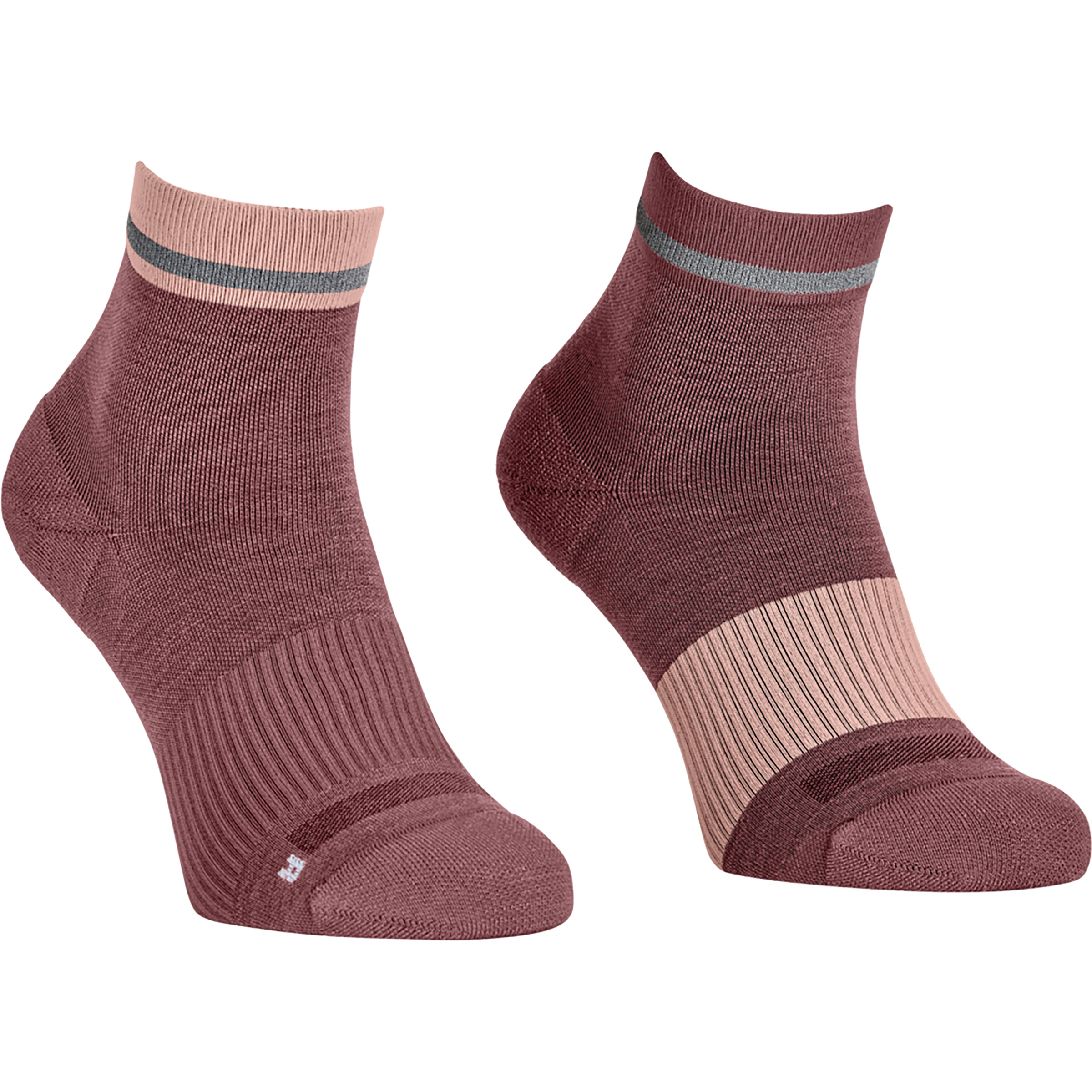 Ortovox MTB Quarter Damen Fahrradsocken rot Größe 39 Mountainbike Elastisch Merinowolle