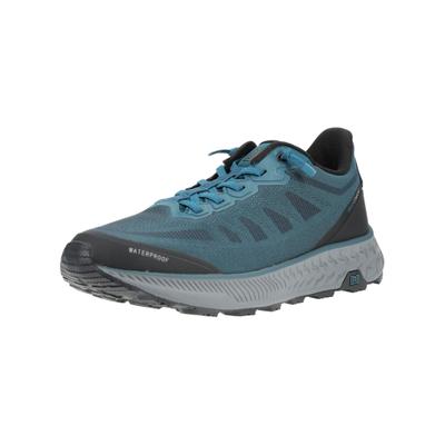 Trekkingschuh WALDLÄUFER "Waldläufer Wanderschuhe Textil", Herren, Gr. 43, blau (türkis, grau), Textil, Schuhe Trekkingschuh