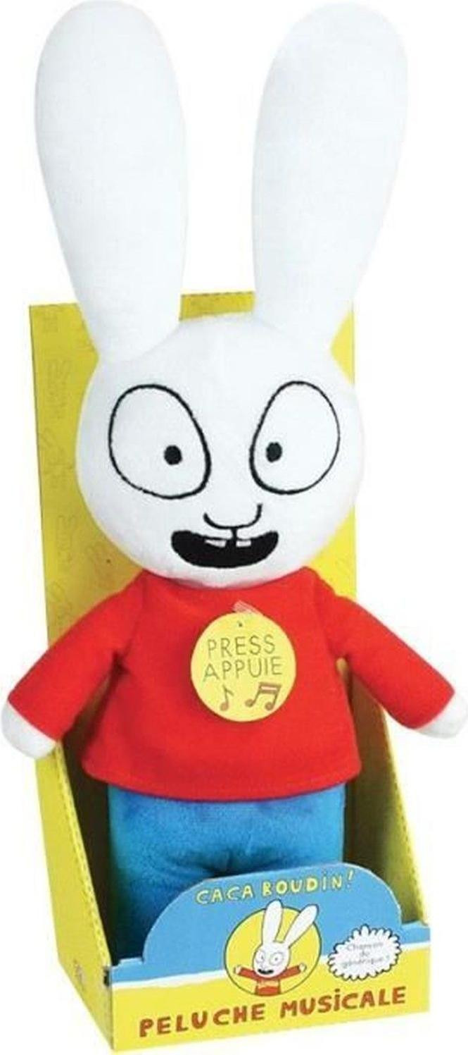 Jemini Simon knuffel met muziek +/- 30 cm