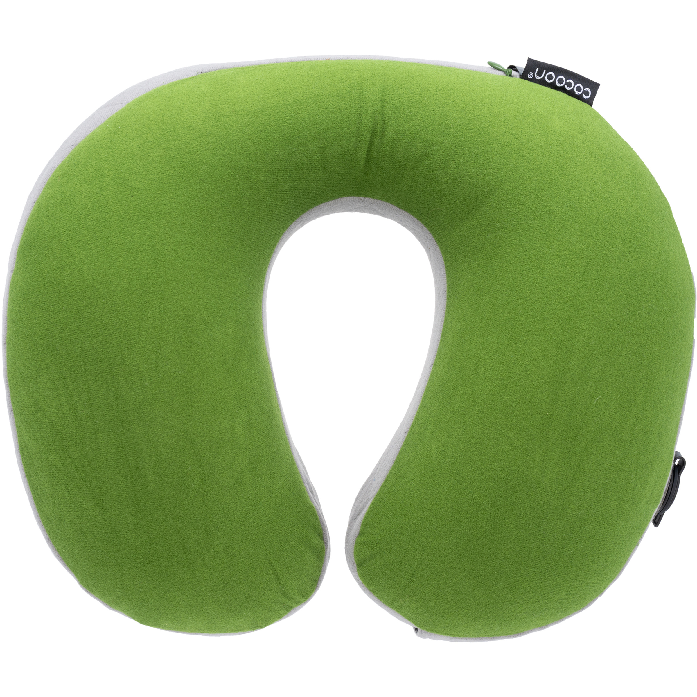Cocoon U-Shaped Down Nackenkissen Reisekissen gruen Reise Klein verpackbar
