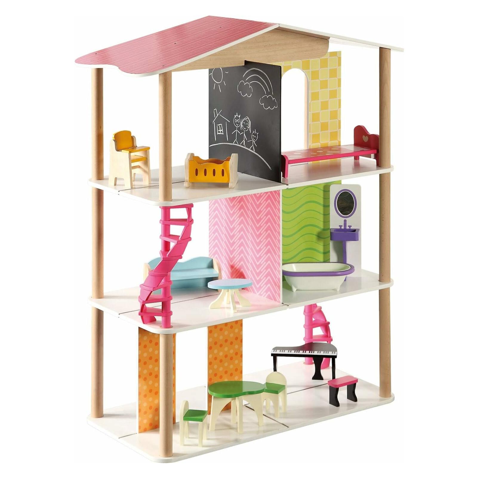 small foot 7809 Puppenhaus Charlotte aus Holz (LE7809)