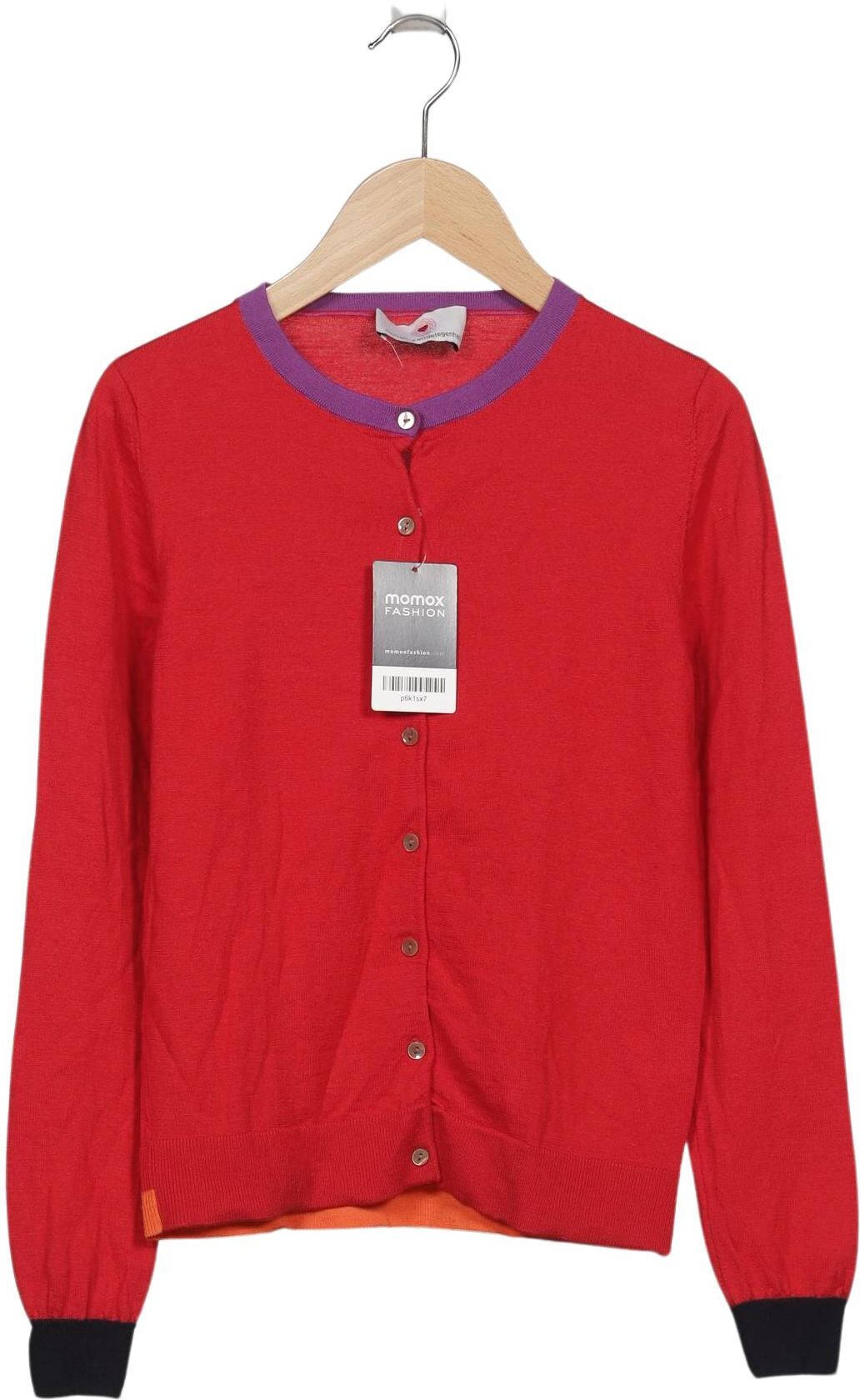 Herzensangelegenheit Damen Strickjacke, Rot, Gr. EU 36, Wolle - Second Hand