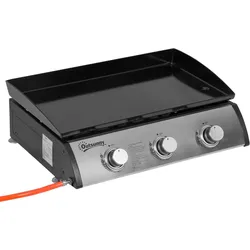 GASGRILL Edelstahl Metall Schwarz