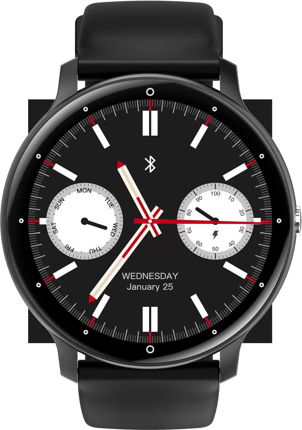 INF Wasserfeste Smartwatch mit 1,39-Zoll-Touchscreen