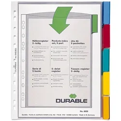 Durable, Ordner Zubehör, Hüllenregister