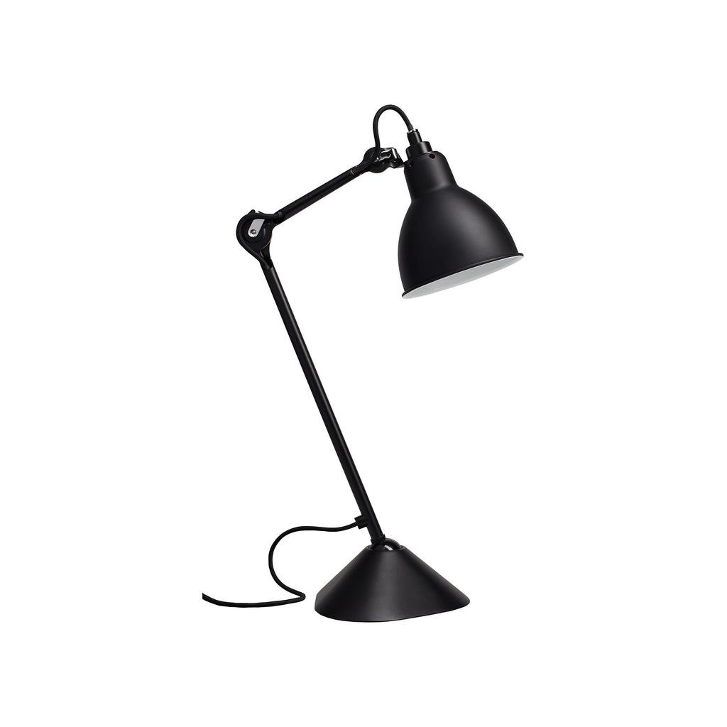 DCWéditions Gras N°205 Tischleuchte (schwarz) schwarz 205 T ROUND BL-BL