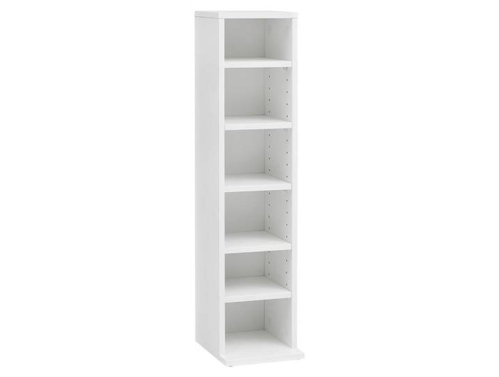 Mid.you Cd-Regal, Weiß, 5 Fächer, 21x90x20 cm, Wohnzimmer, TV Möbel, CD-Regale