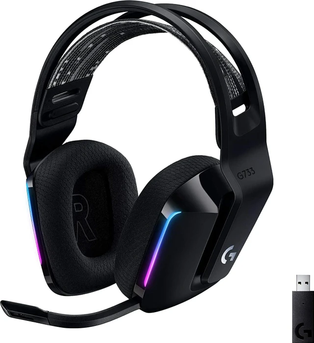 Logitech G733 LIGHTSPEED Wireless RGB Gaming Headset Black