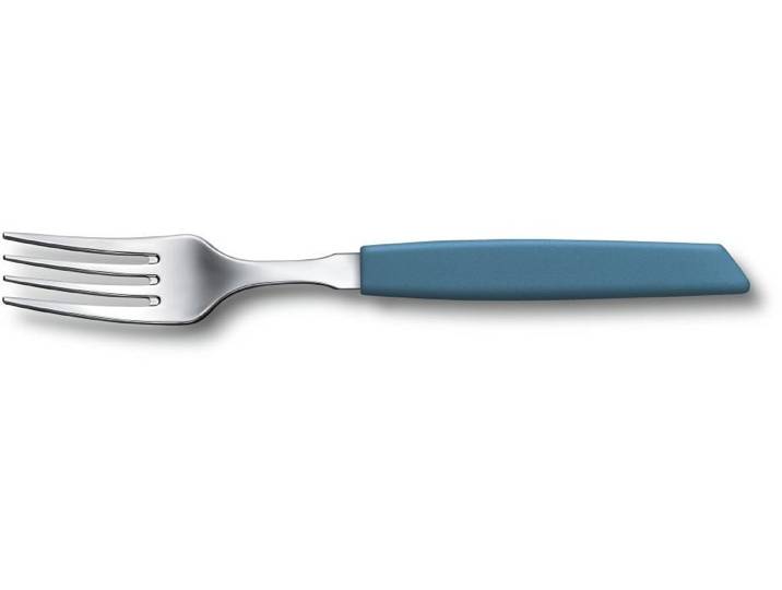 Tafelgabel VICTORINOX Swiss Modern , blau, Edelstahl, Essgabeln, Tafelgabel