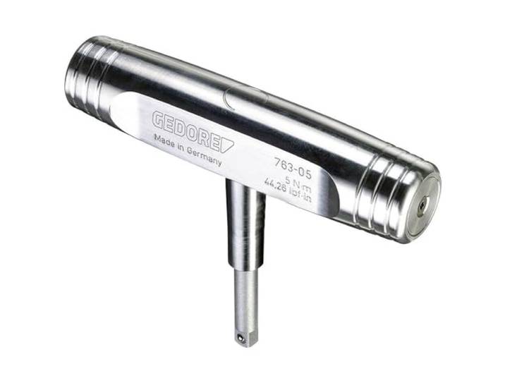 GEDORE Draaimomentsleutel dremometer T-FS 1/4 inch vast ingesteld 5 Nm, 1 stuk, 763-05