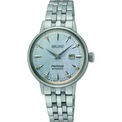 Seiko Presage Automatik Cocktail Time Ladies 30mm SRE007J1 - perlmutt - blau,silber - 30mm