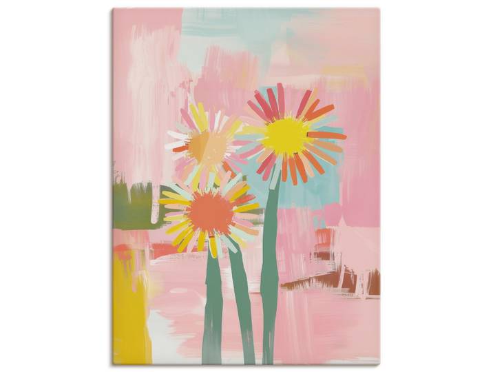 Wandbild ARTLAND Flüstern des Sommers , bunt (farbe bild(er): pink), B:30cm H:40cm, Bilder, Wandbild, als Alubild, Leinwandbild, Poster, Wandaufkleber in verschied. Grössen