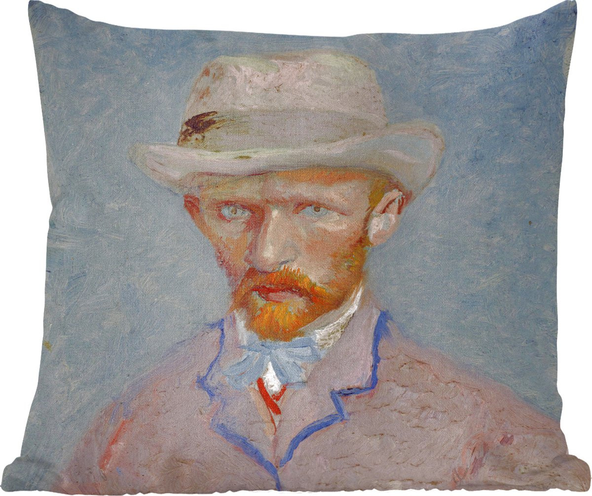 Sierkussen Vincent van Gogh Zelfportret 40 x 40 cm