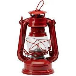 Heusser Sturmlaterne  Petroleum (20cm) - Rot