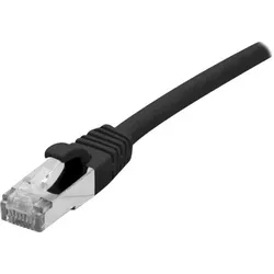 Exertis Connect Patchkabel Cat. 6A, S/FTP, wasserdicht, schwarz, 2,0 m