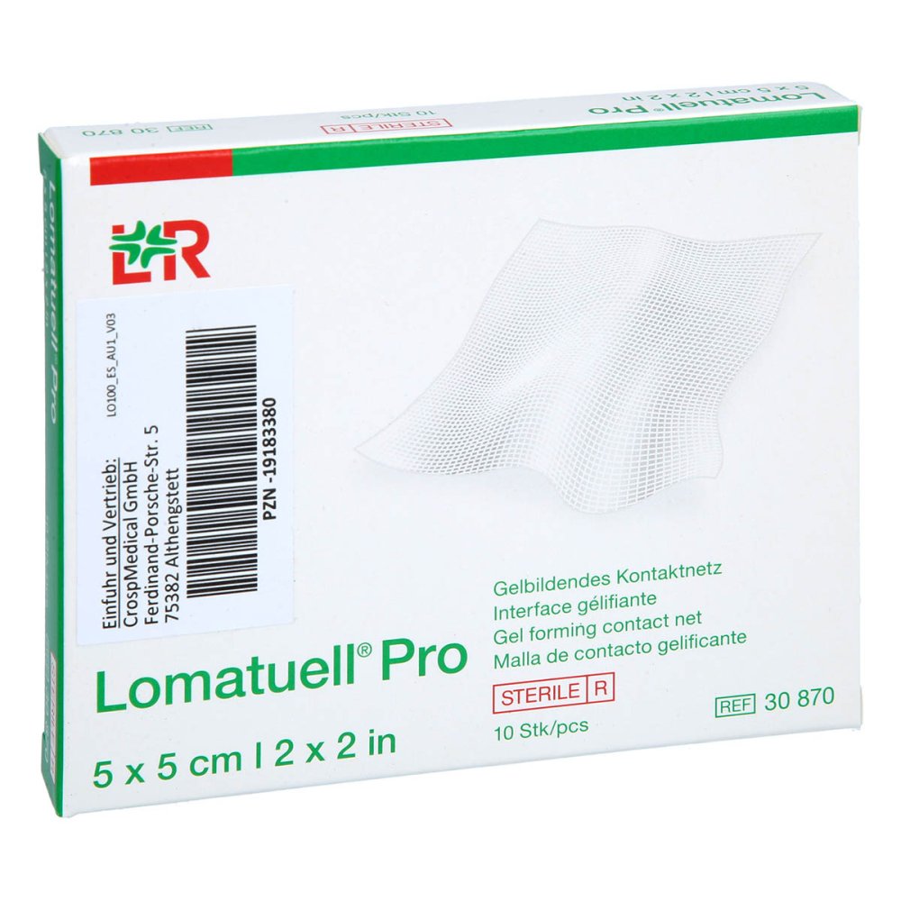 Crosp Medical GmbH Lomatuell Pro 5x5 Cm Steril 19183380