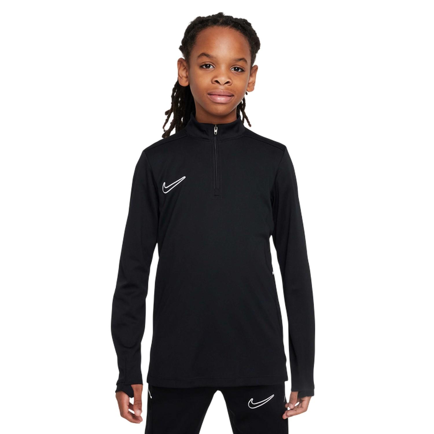 Nike - "Academy" Drill-Top für Kinder (Schwarz/Weiß)