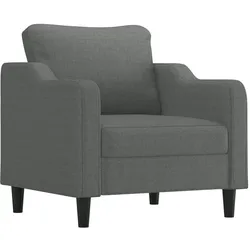 vidaXL Sessel Dunkelgrau 60 cm Stoff