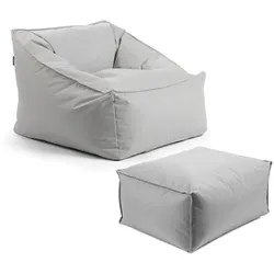 OUTDOOR SITZSACK Der Sunnyboy mit Hocker