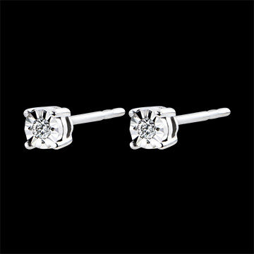 Edenly Ohrringe Ursprung - 18 Karat WeiÃŸgold und Diamanten