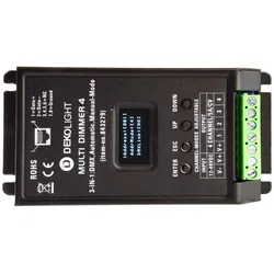 Deko-Light Niedervolt DMX Dimmer CV DC Multi-LED-Dimmer 1-4 CH DMX/Auto/Man 12-48V