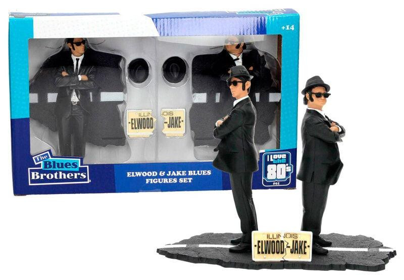 SD Toys Blues Brothers Jake en Elwood figuurset met accessoires, 18 cm