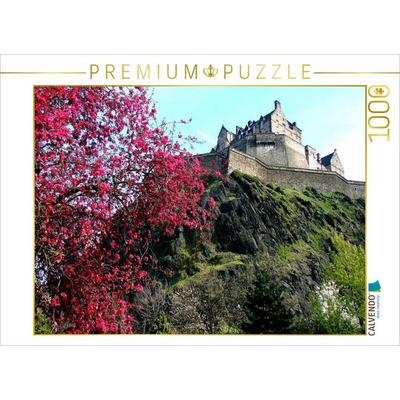 CALVENDO Puzzle Edinburgh Castle | 1000 Teile Lege-Größe 64x48cm Foto-Puzzle für glückliche Stunden