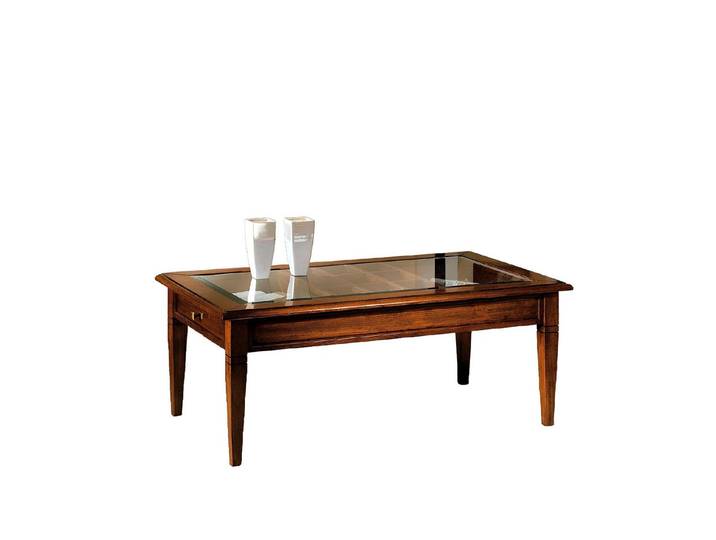 Xlmoebel Couchtisch Eleganter Holztisch für Kaffee und Dekoration im Wohnzimmer (Couchtisch), Hergestellt in Europa