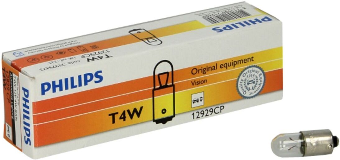 Hehkulamppu Philips Vision T4w 12v, 4w, 10 Kappale