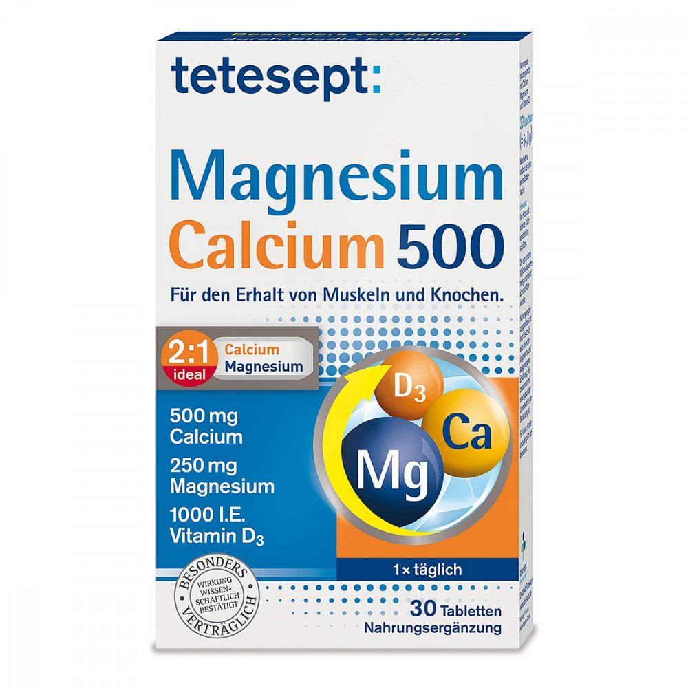Merz Consumer Care GmbH Tetesept Magnesium+calcium 500 Tabletten 15581729