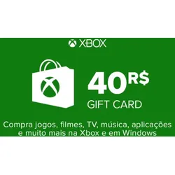 XBOX Live-Geschenkkarte 40 BRL