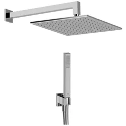 Ideal Standard Idealrain Armaturenpaket BD826AA Regenbrause, Unterputz-Wandanschluss, Brauseschlauch, chrom