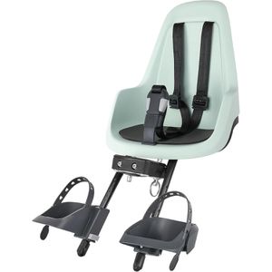 bobike Fahrrad-Kindersitz GO Mini, 9 - 15 kg Traglast, grün, für Vorbaumontage