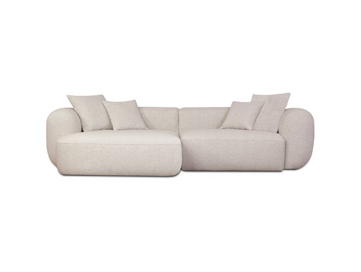 Modulares Ecksofa Baomi, L-förmig, linksseitig, hellbeige