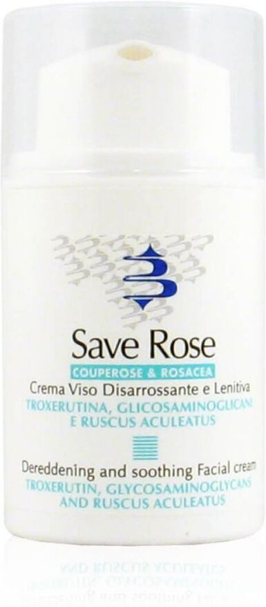 Biogena Save Rose Crema Viso Lenitiva Couperose e Rosacea 50 ml