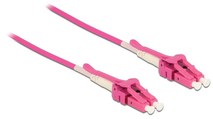 Delock vezeloptische kabel LC naar LC, multimode OM4, uniboot, 3 meter