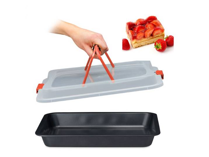 Relaxdays Backblech mit Deckel