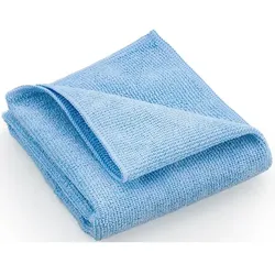 Microfasertuch Hochleistungstuch Platin, blau 40x40 cm langlebig und volumig, maximale Schmutz- und Wasseraufnahme